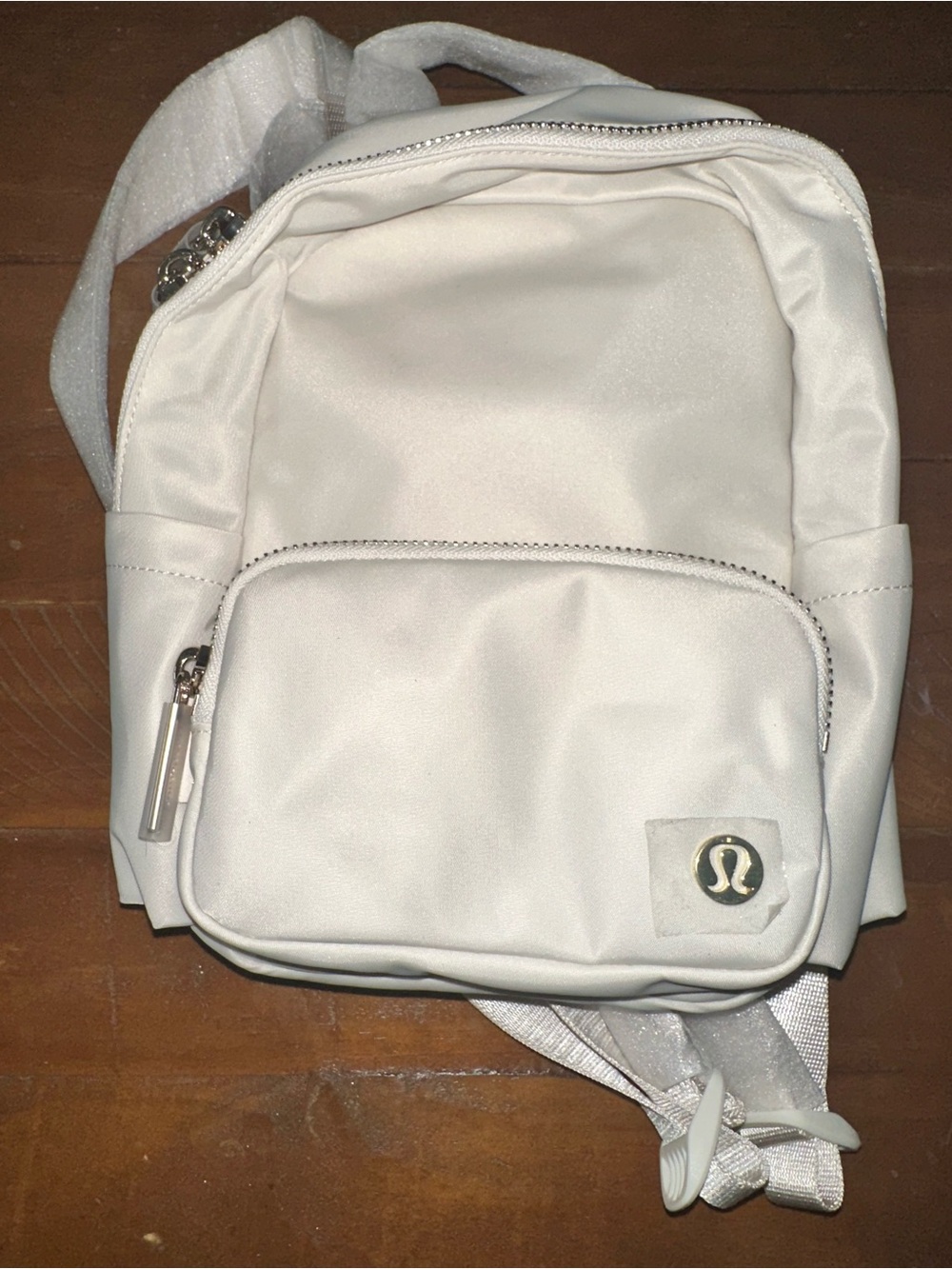 lululemon athletica white mini everyday backpack